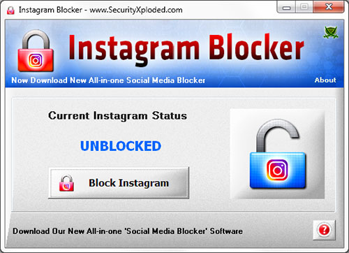 InstagramBlocker Screenshot