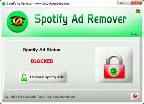 SpotifyAdRemover Screenshot